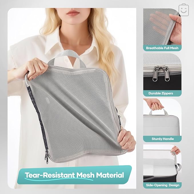 Veken 9/11 Set Compression Packing Cubes - Image 5
