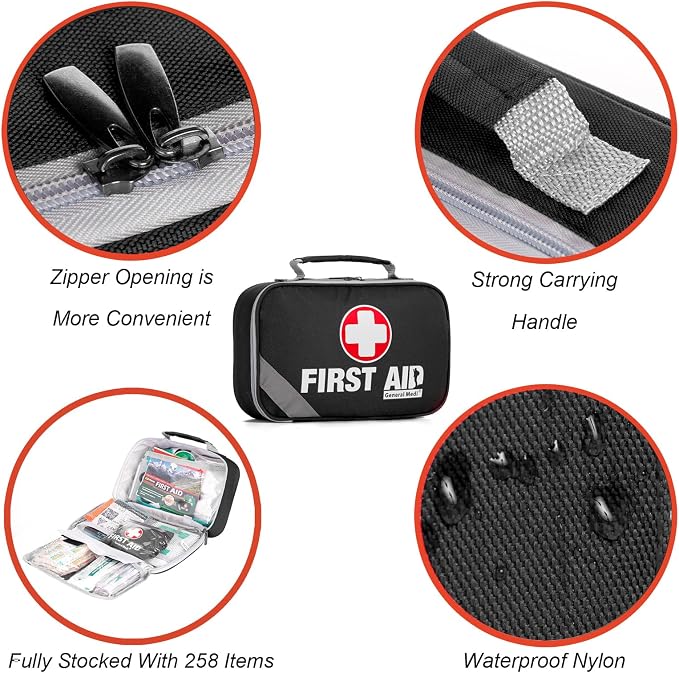 General Medi 2-in-1 First Aid Kit + 43 Piece Mini First Aid Kit -Includes Ice - Image 3