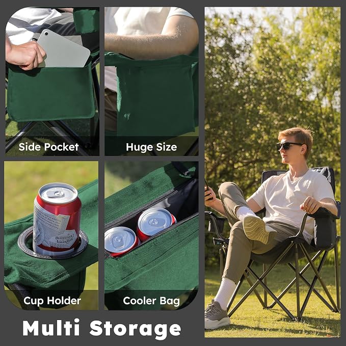 Oversized Camping Chairs 2 Pack - Image 6