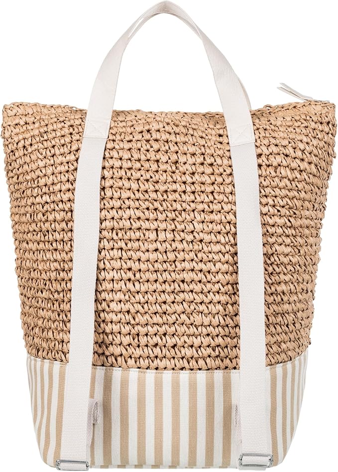Roxy Women's Beach Tote Bag | Travel | Vacation | Straw | Lightweight | - Image 5