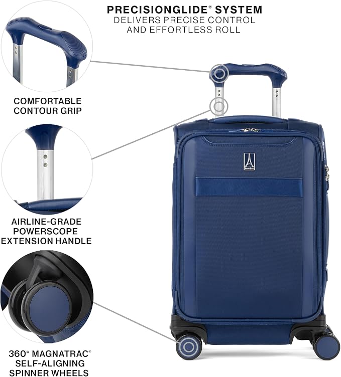 Travelpro VersaPack+ Lightweight Softside Expandable Carry on Luggage, 8 - Image 4