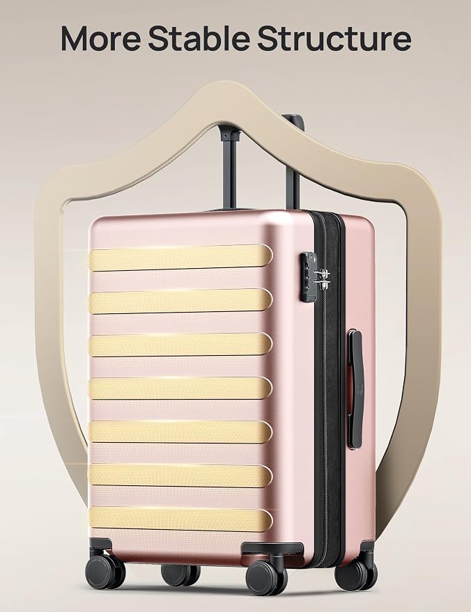 Carry on Luggage 22 X 14 X 9 Airline Approved, 20 Inch Luggage - Image 2