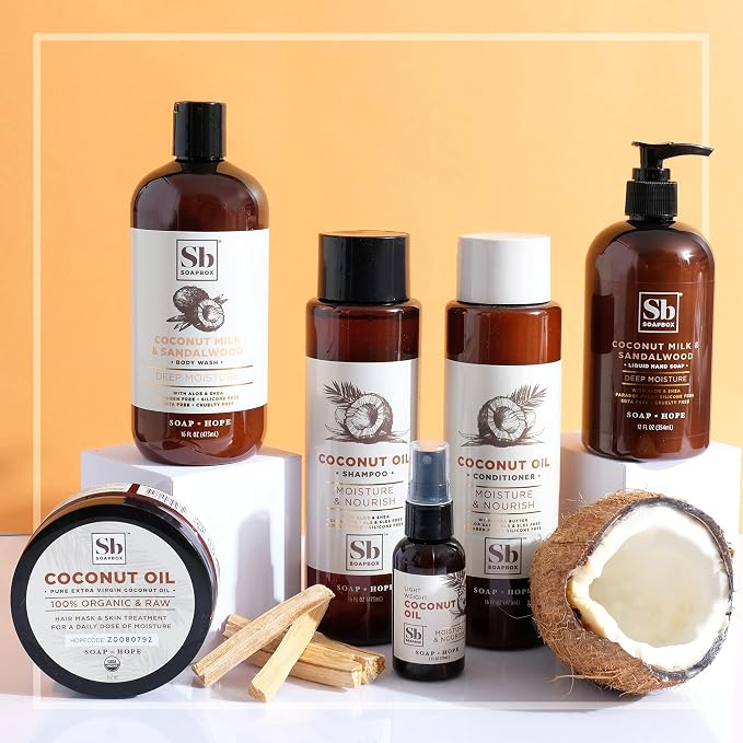 Soapbox Coconut Oil Shampoo, Harsh Sulfate Free, Paraben Free, Silicone Free - Image 9