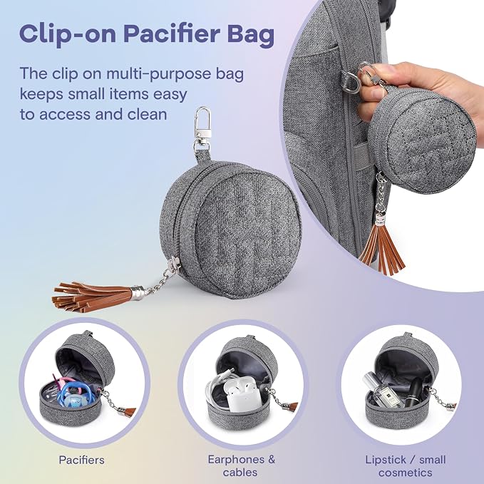 RUVALINO Diaper Bag Backpack, Large Capacity, Waterproof - Image 9