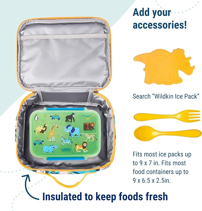 Wildkin Kids Insulated Lunch Box – Durable and Reusable - Image 5