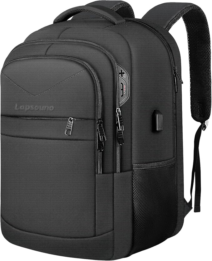 Travel Backpack, Large Carry on Backpack, 17 Inch Laptop Bag, Big Sturdy by Lapsouno