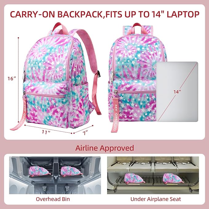 OMOUBOI 14 inch Travel Laptop Backpack - Image 5