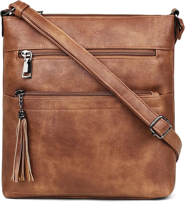 MASINTOR Crossbody Purses for Women, Adjustable Strap Shoulder Bag by MASINTOR