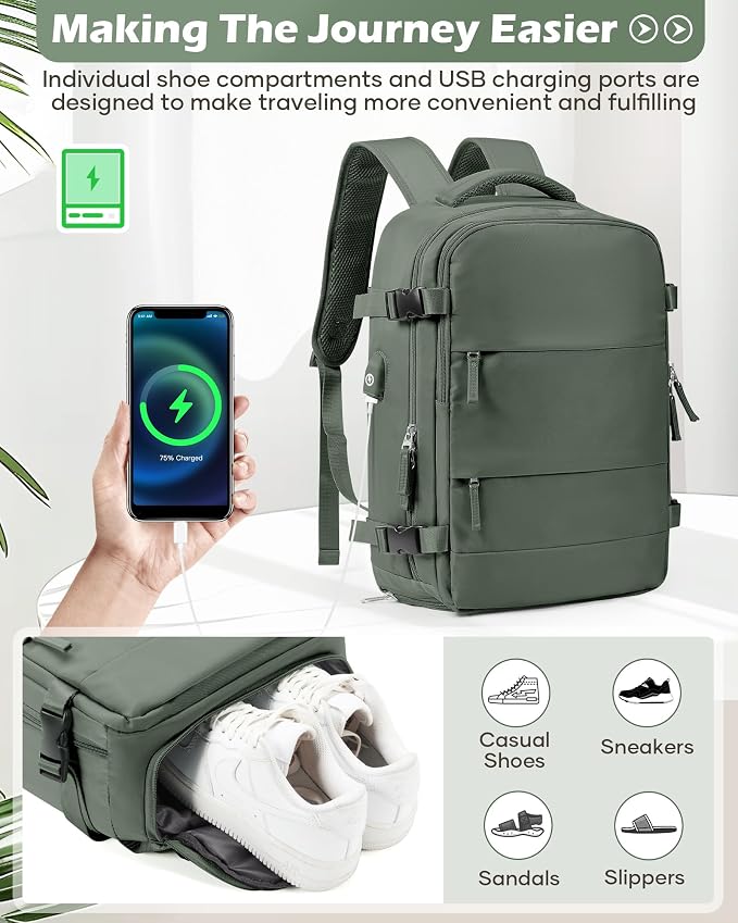 Vacuum Backpack Travel Laptop Backpacks - Image 5