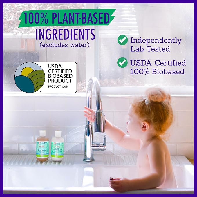 California Baby Calming Hair Conditioner | 100% Plant-Based Kids Conditioner | - Image 5