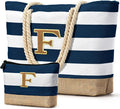 Becokan Beach Bag Initial Beach Tote by BecokanBeachBagSpecialist