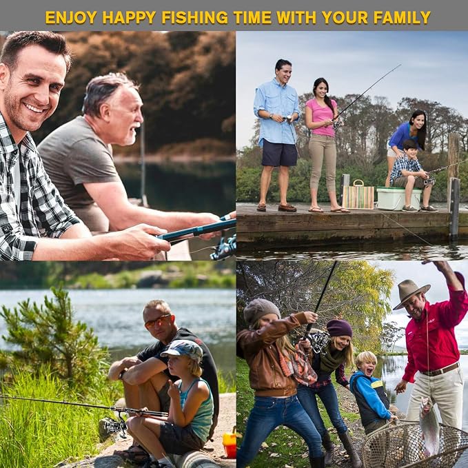 ShinePick Fishing Rod Kit, Telescopic Fishing Pole and Reel Combo Full Kit - Image 7