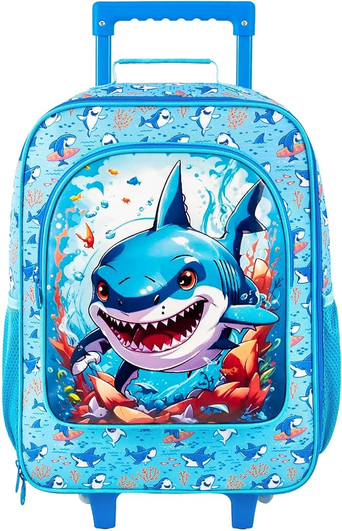 Kids Luggage for Boys Girls, Toddler Rolling Travel Carry on Suitcase by CCJPX