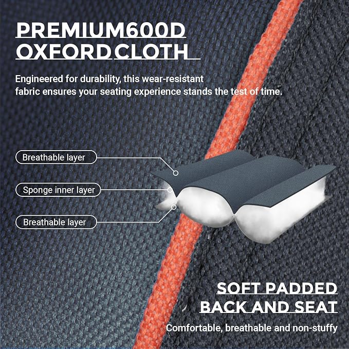 Overmont Oversized Folding Camping Chair - Image 7