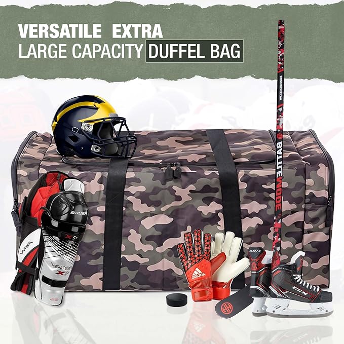 Jetstream Heavy Duty Multi Pocket Durable Sports Gym Equipment Travel Duffel Bag - Image 3