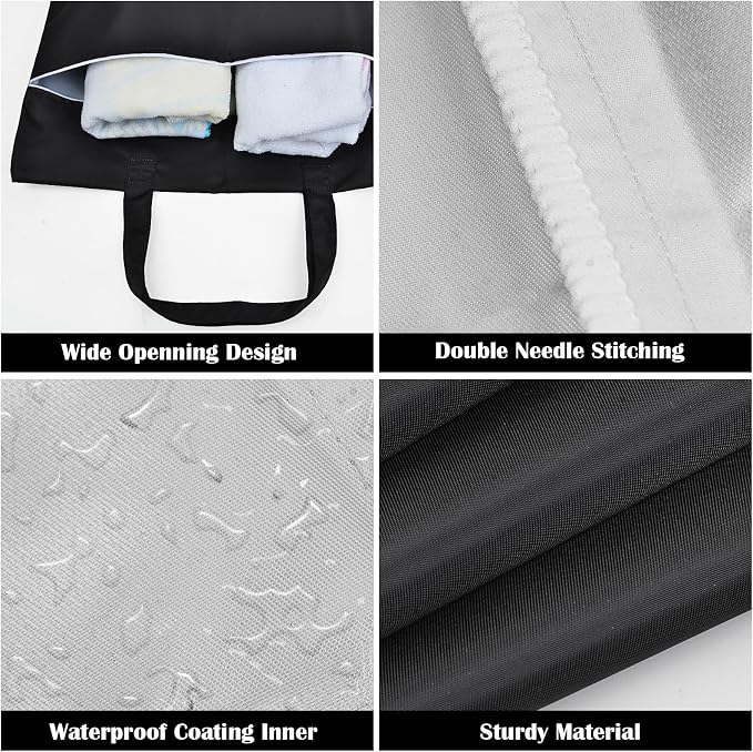 2 Pcs Large Travel Laundry Bags - Image 3