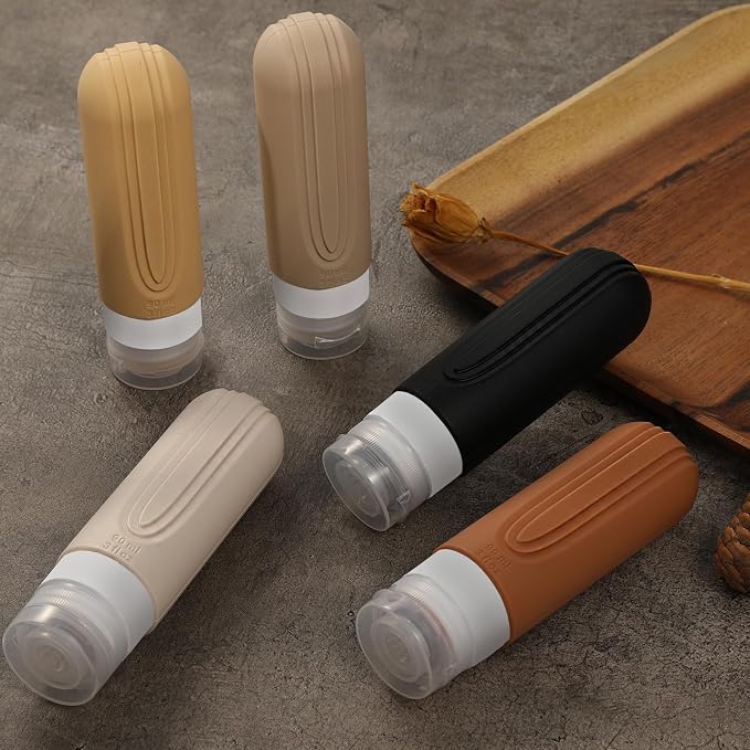 Travel Bottles for Toiletries, 5 Pack TSA Approved Travel Size Containers - Image 6
