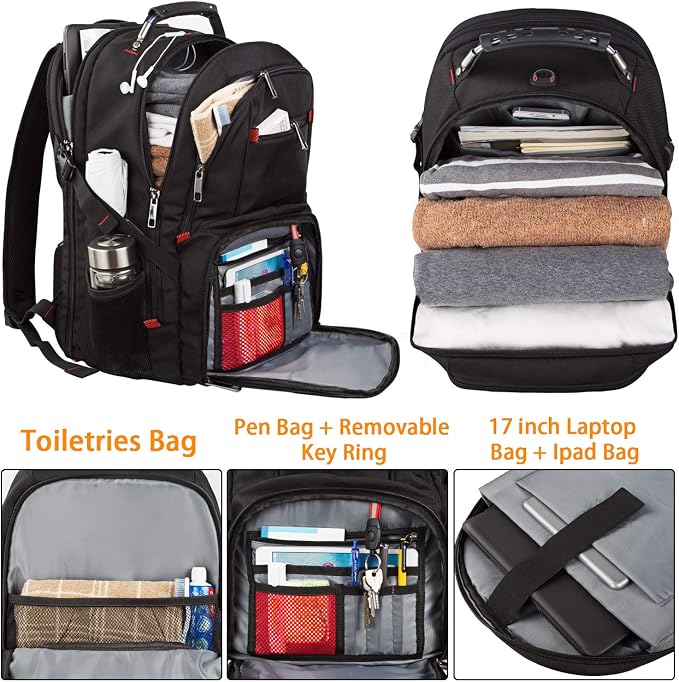 LTINVECK Travel Laptop Backpack, Extra Large Backpack - Image 2