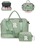 Gifts For Teacher Women-Initial Girl Travel Bag by Vogewood