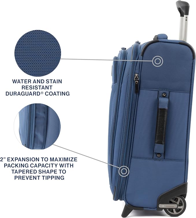 Travelpro Tourlite Softside Expandable Upright 2 Wheel Luggage, Lightweight - Image 6