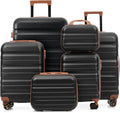 Merax Luggage Set 6 Piece, Hardshell ABS Suitcases by Merax