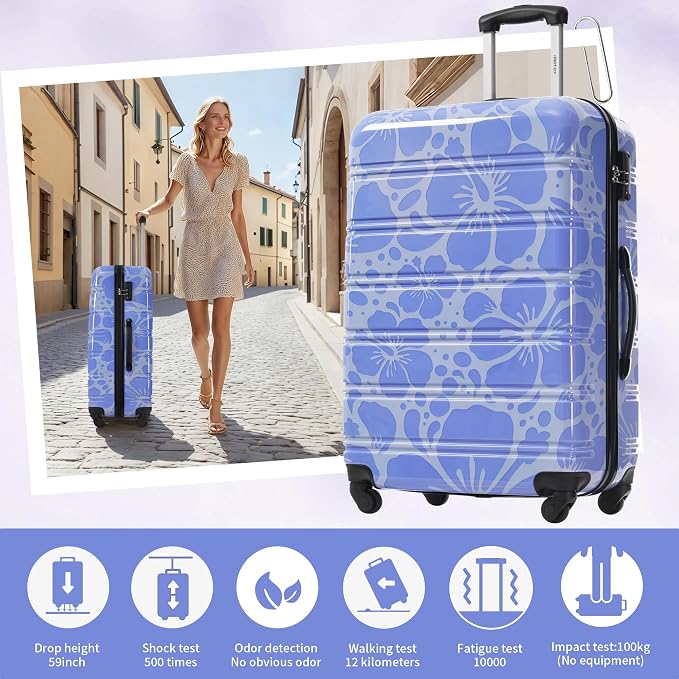 Merax Luggage Sets 3 Piece, Hardside Suitcase Set - Image 7