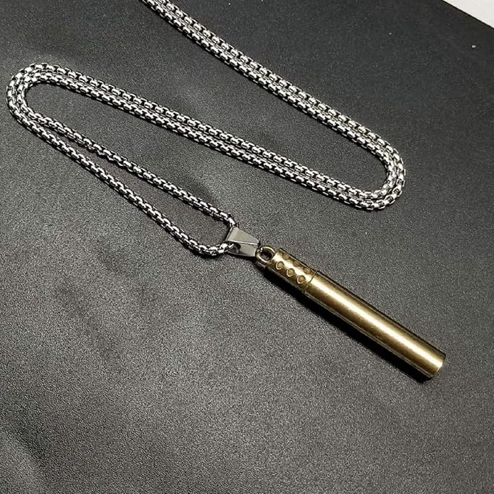 Emergency Survival Whistle Pendant Necklace - Image 2