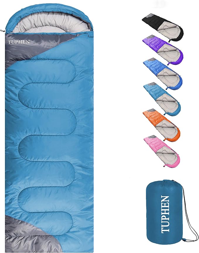 tuphen- Sleeping Bags for Adults Kids Boys Girls Backpacking Hiking Camping by tuphen