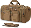 Gonex Canvas Duffle Bag for Travel, Expandable Water Resistant 50L Carry on by Gonex
