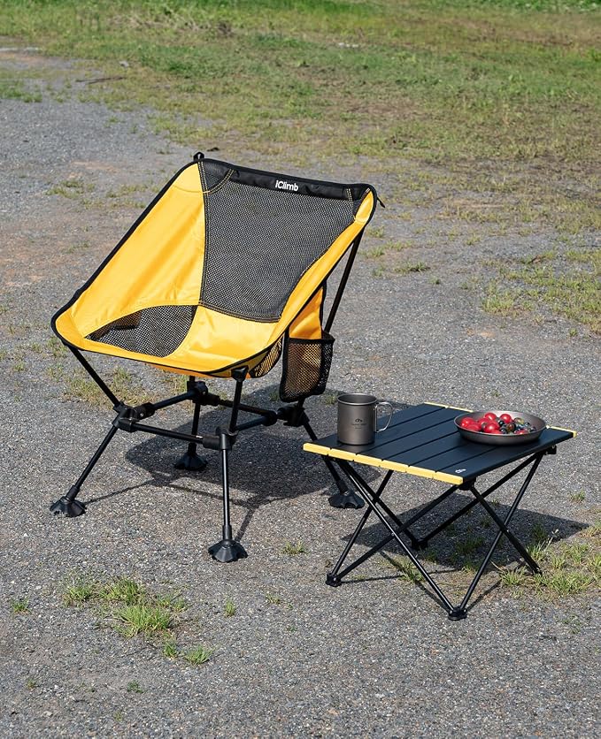 iClimb Ultralight Compact Camping Folding Beach Chair - Image 2