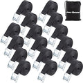 Cartman 1" x 12' Lashing Straps Cargo Tie-Down Strap Up to 600lbs, 16pk in by CARTMAN