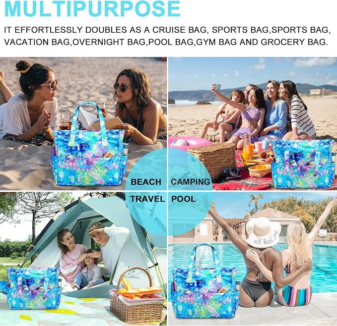 Waterproof Beach Tote Pool Bags - Image 7