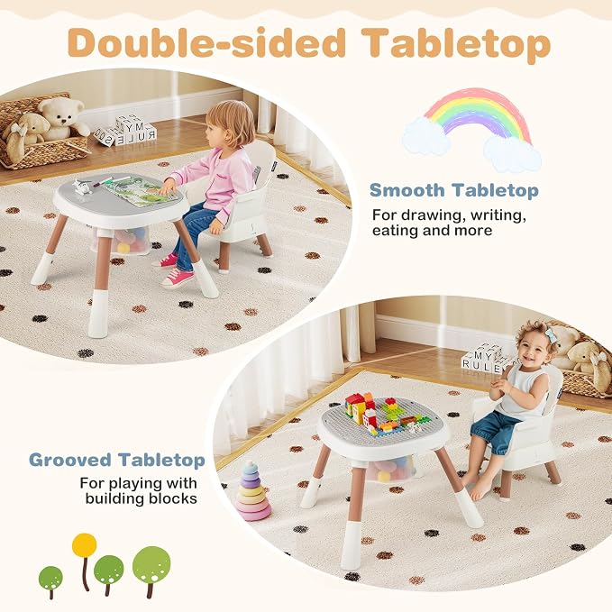 BABY JOY 16 in 1 High Chair, Convertible Baby Highchair - Image 4