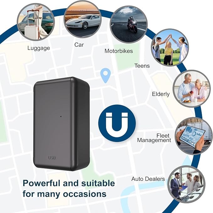 G05A GPS Tracker for Vehicle No Monthly Fees, SIM Card Included, Real-Time - Image 8
