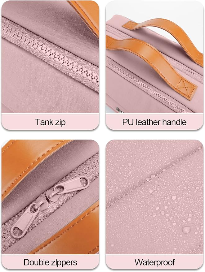 Women's Hanging Toiletry Bag, Waterproof Travel Cosmetic Organizer - Image 5