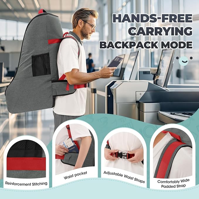 RAINSMORE Padded Car Seat Travel Bag - Image 4