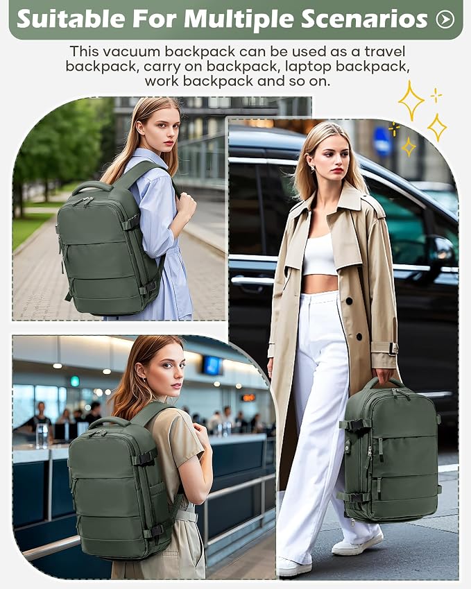 Vacuum Backpack Travel Laptop Backpacks - Image 9