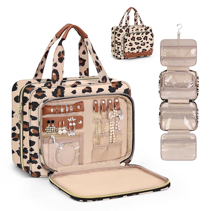 Wedama Toiletry Bag for Women, Hanging Travel Toiletry Bag by Wedama