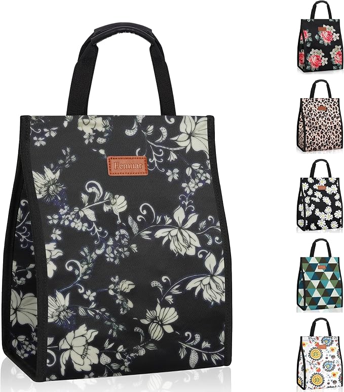 Lunch Bags for Women Insulated Reusable Lunch Tote by GuangzhouTailinTechnologyCo