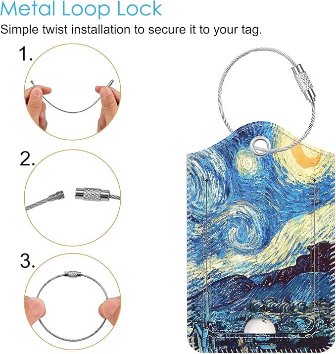 Fintie Luggage Tags, Privacy Cover ID Label - Image 2