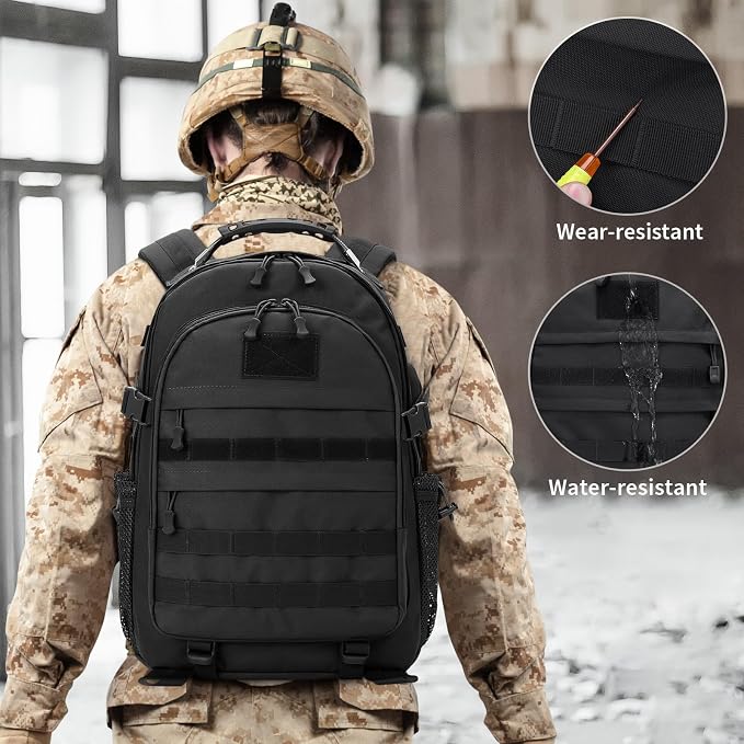 HUNTVP Military Tactical Backpack 40L Large Army 3 Day Assault Pack Molle Bag - Image 6