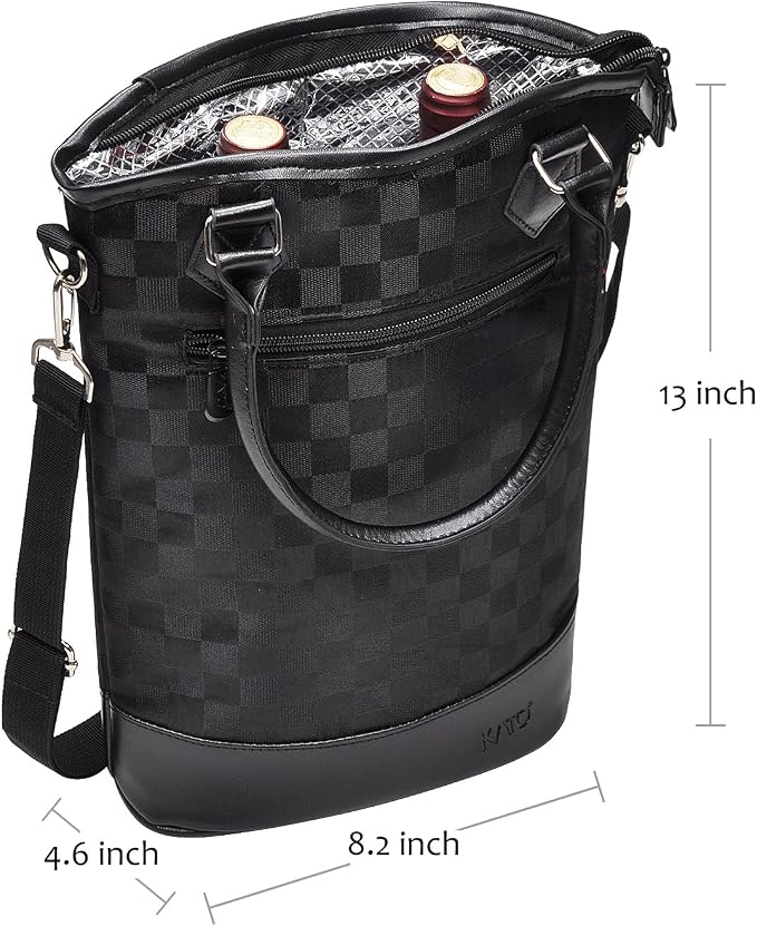 Tirrinia Insulated Wine Gift Carrier Tote - Image 5