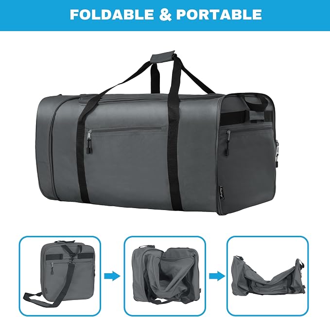 Finnhomy 100L Foldable Rolling Duffel Bag - Image 5