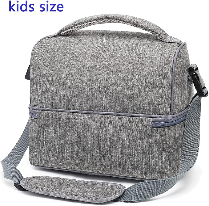 FlowFly Double Decker Cooler Insulated Lunch Bag Large Tote - Image 7