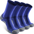 Elite Cushioned Compression Mid-crew Socks 4-Pack by Sitoisbe