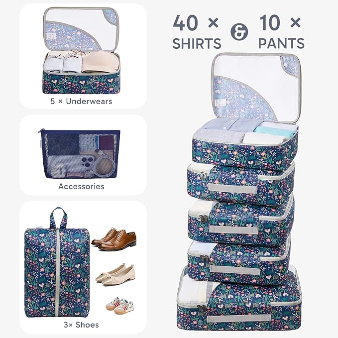 ALL INCLUDED 10 Set Durable Packing Cubes - Image 4