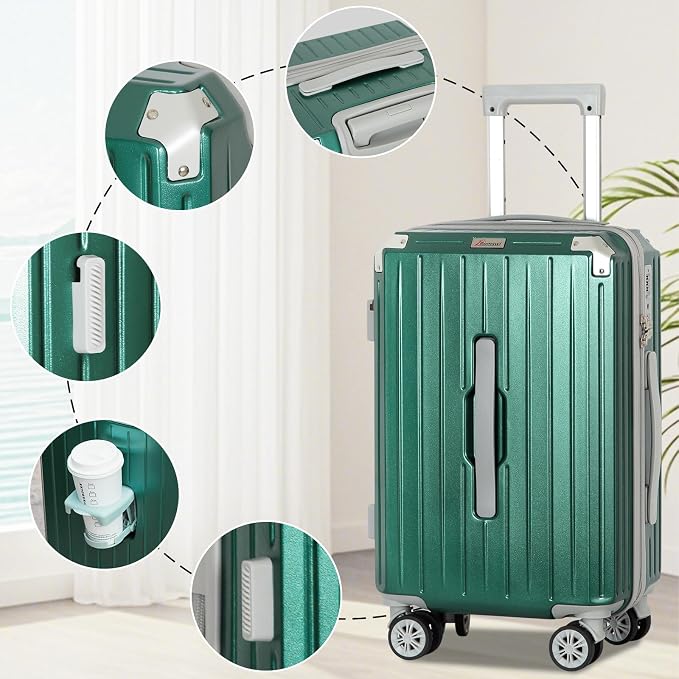 Romswi 3-Piece Carry-On Luggage Set - Image 9