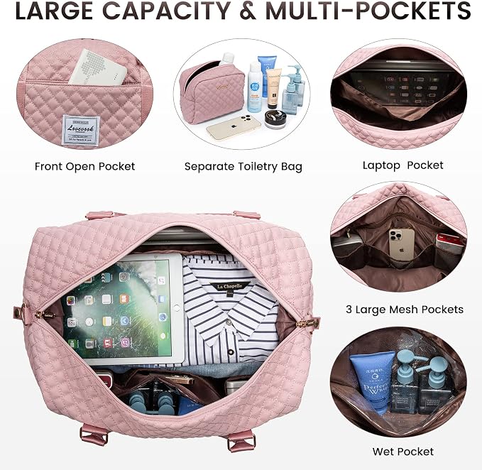 LOVEVOOK Travel Duffle Bag, Weekender Bags - Image 3