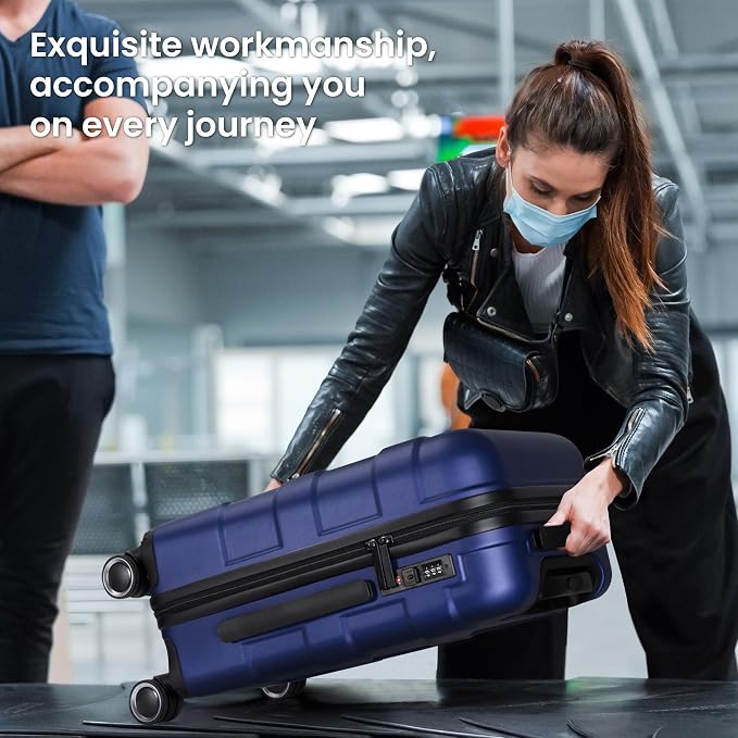 Luggage Sets 3 Piece with Spinner Wheel, Hardside Suitcase Set with TSA Lock - Image 6