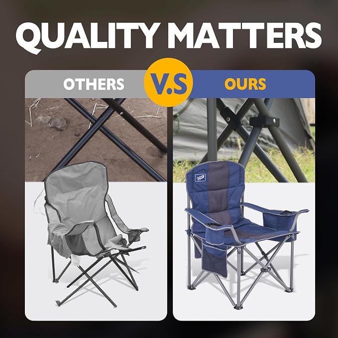 Oversized Folding Camping Chair - Image 7